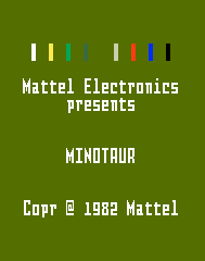 Minotaur V1.1 Title Screen